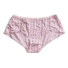 Calida Happyness Underwear Briefs- Single-Jersey Cotton, Boy-Cut (For Women) in Lotion - Closeouts