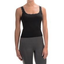 Calida Identity Stretch Jersey Shirt - Sleeveless (For Women) in Black - Closeouts