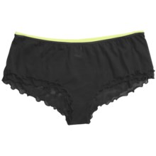 Calida Infinity Underwear - Boy-Cut Briefs (For Women) in 992 Black - Closeouts