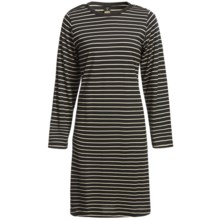 Calida Jette Cotton-MIcromodal® Big Shirt - Long Sleeve (For Women) in Black - Closeouts