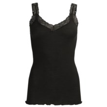 Calida Kirstin Camisole - Wool-Silk, Spaghetti Strap (For Women) in Black - Closeouts