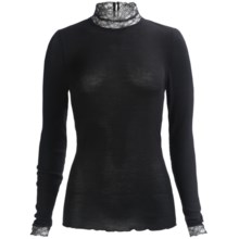 Calida Kirstin Shirt - Wool-Silk, Long Sleeve (For Women) in Black - Closeouts