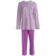 Calida Lavender Breeze Pants Pajama Set - Cotton, Long Sleeve (For Women)
