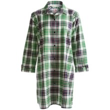 Calida Lina Big Shirt - Woven Cotton, Long Roll Sleeve (For Women) in Amazon - Closeouts