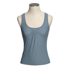 Calida Masculine Chic Tank Top (For Women) in Blue Mirage - Closeouts