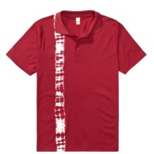 Calida Mix & Match Polo Lounge Shirt - 3-Button (For Men) in Tango - Closeouts