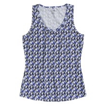 Calida Mix & Match Tank Top - Stretch Jersey Cotton (For Women) in Orion Print - Closeouts