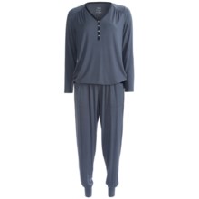 Calida Opium Pajamas - Stretch Micromodal®, Long Sleeve (For Women) in Ombre - Closeouts