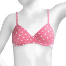 Calida Raindrops Underwire Bra (For Women) in Berry Pink - Closeouts