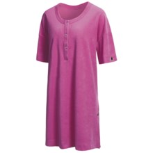 Calida Red Sea Big Shirt - Short Sleeve (For Women) in Pink Sorbet - Closeouts