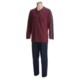 Calida Reset Cotton Knit Pajamas - V-Neck, Long Sleeve (For Men)
