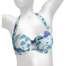 Calida Safi Bikini Swimsuit Top - Halter, Underwire (For Women) in Bright White - Closeouts
