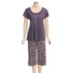 Calida Sea Weed Capri Pajamas - Micromodal®, Short Sleeve (For Women)
