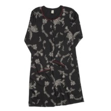 Calida Sensation Big Shirt - Cotton, Long Sleeve (For Women) in Black - Closeouts