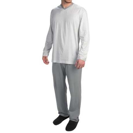 Calida Skyline Cotton Pajamas Long Sleeve (For Men)
