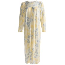 Calida Soft Cotton Nightshirt - 3/4 Sleeve (For Women) in 860 Marshmallow - Closeouts