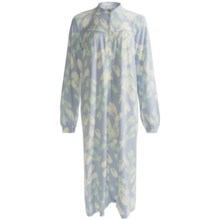 Calida Soft Cotton Nightshirt - Long Sleeve (For Women) in Cloud - Closeouts