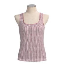 Calida Spare Time Tank Top - Stretch Pima Cotton (For Women) in Hip Red - Closeouts