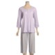Calida Spring Capri Pajamas - Interlock Cotton, 3/4 Sleeve (For Women)