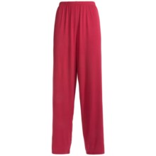 Calida Swetlana Lounge Pants - Stretch Micromodal® (For Women) in Hip Red - Closeouts