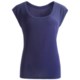 Calida Tonic Water Fine Rib Stretch Shirt - Short Sleeve (For Women)