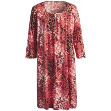 Calida Wilma Nightshirt - 3/4 Sleeve (For Women) in Red Coral - Closeouts