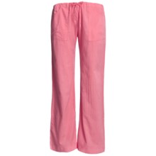 Calispia Drawstring Cover-Up Pants - Cotton Gauze (For Women) in Coral - Closeouts