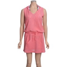 Calispia Hooded Beach Cover-Up - Sleeveless (For Women) in Coral - Closeouts