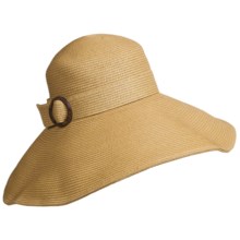 Callanan Resort Big Brim Hat - Crushable (For Women) in Natural - Closeouts