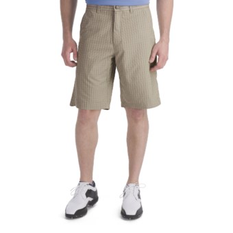 Callaway Mini Check Shorts  (For Men) in Silver Lining