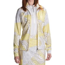 Callaway Olio Printed Jacket (For Women) in Bright White - Closeouts