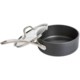Calphalon COMMERCIAL HARD ANODIZED 2 1/2 QT SHALLOW SAUCE PAN & COVER