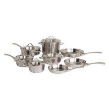 Calphalon Contemporary Stainless Cookware Set - 13-Piece in See Photo - Overstock