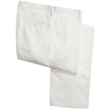 Calvin Klein Cotton Twill Pants - Flat Front (For Men)