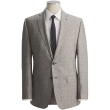 Calvin Klein Glen Plaid Suit - Linen, Slim Fit (For Men) in Olive - Closeouts