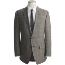 Calvin Klein Glen Plaid Suit - Wool, Slim Fit (For Men) in Black/Olive - Closeouts