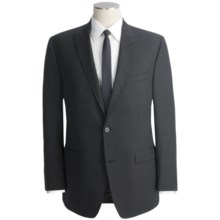 Calvin Klein Mini-Stripe Suit - Wool (For Men) in Black - Closeouts