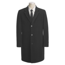 Calvin Klein Plaza Top Coat - Wool-Cashmere (For Men) in Black - Closeouts