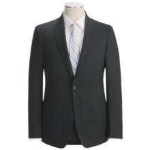 Calvin Klein Stripe Suit - Slim Fit, Wool (For Men) in Black/Red - Closeouts