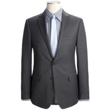 Calvin Klein Wool Herringbone Suit - Slim Fit (For Men) in Grey - Closeouts