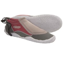 Camaro 3mm Coral Sea Aqua Slipper Shoes in Red - Closeouts