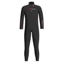 Camaro 5mm Seamless Dive Wetsuit - Semi-Dry (For Men) in Black / Red - Closeouts