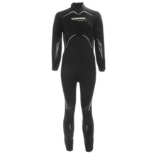 Camaro 5mm Seamless Diving Wetsuit - Semi-Dry (For Women) in Black/White/Green - Closeouts