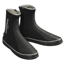 Camaro 6mm Classic Dive Boots (For Men and Women) in Black W/Grey Logo - Closeouts