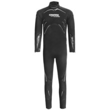 Camaro 7mm Seamless Diving Wetsuit - Semi-Dry  (For Men) in Black/White/Grey - Closeouts