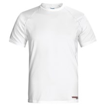 Camaro BFT Rash Guard - Short Sleeve (For Men) in White - Closeouts