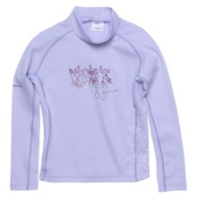 Camaro Curls Rash Guard Shirt - UPF 50+, Long Sleeve (For Girls) in Light Purple - Closeouts