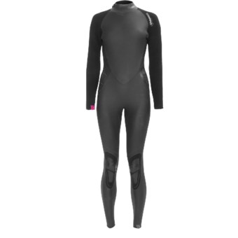 Camaro Lipstick Wetsuit - 4/3/2mm (For Women) in Black
