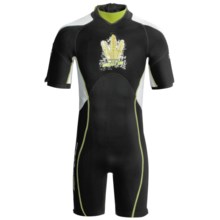 Camaro Mono Mundaka Shorty Wetsuit - 3mm (For Men) in Olive - Closeouts