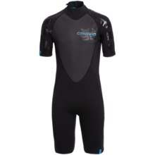 Camaro Mono Supra Surfing Shorty Wetsuit - 3mm (For Men) in Titamium - Closeouts